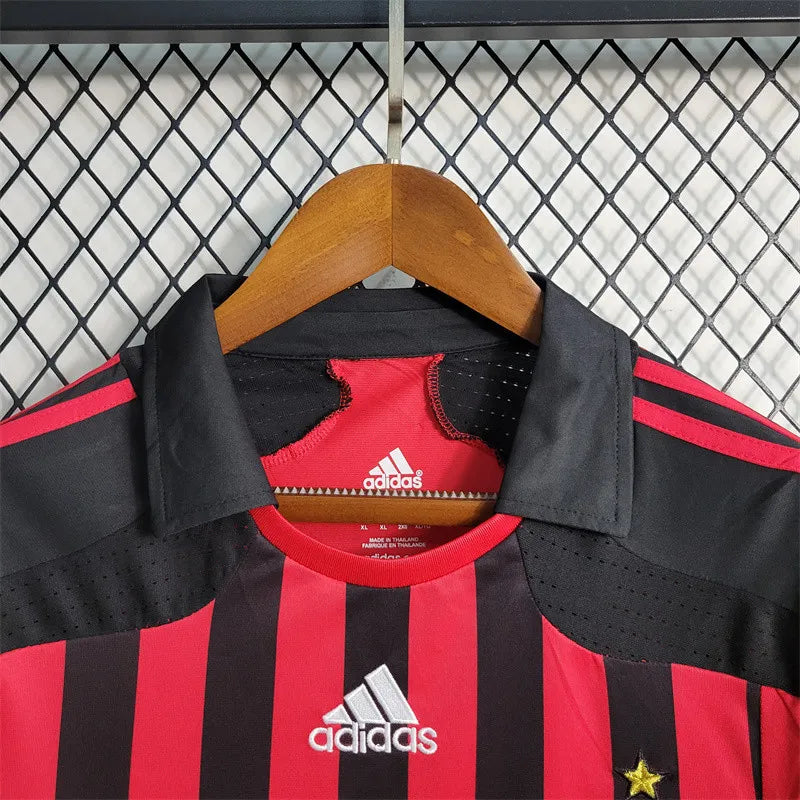 AC Milan Jersey Home Kit 07/08 Long Sleeves Retro Football Kit