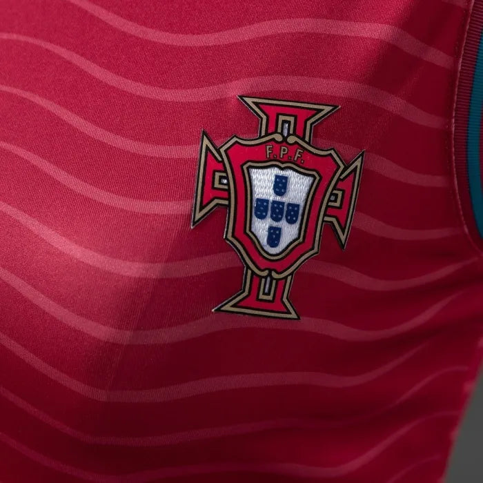 Women Portugal Home Vest 2026 World Cup Football Kits Occer Shirt