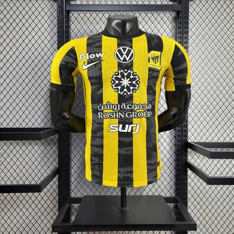 Player Version Al-ittihad Jeddah Jersey 25/26 Home Football Kit Soccer Jersey