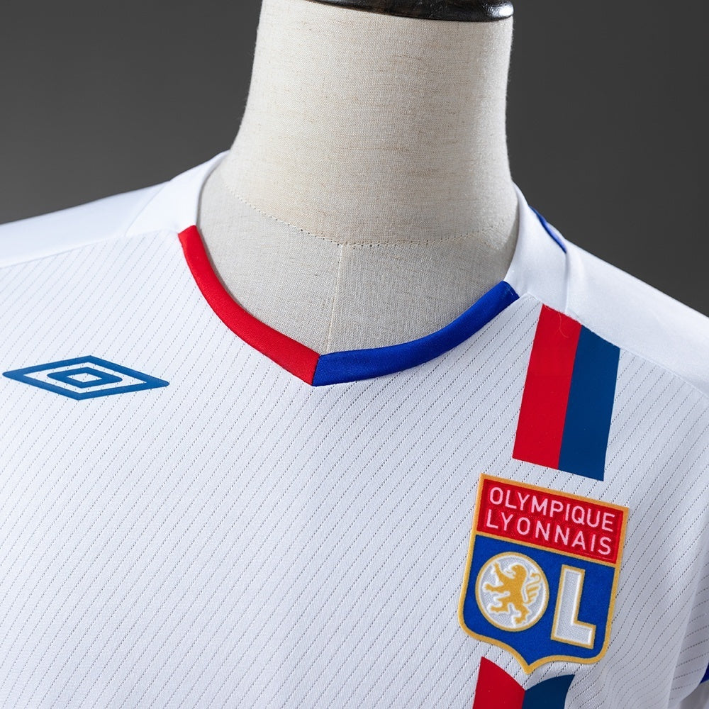 Olympique Lyonnais Jersey 2008-09 Home Football Kit Soccer Shirt