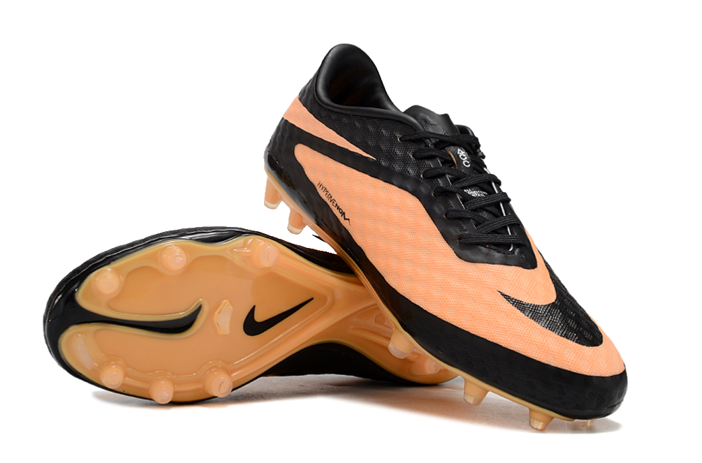 Nike Hypervenom Phantom Elite Cleats Orange and Black #4