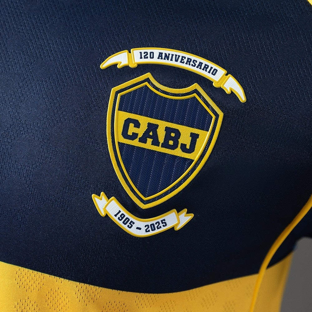 Player Version Boca Juniors Jersey 25/26 Home Long Sleeves Football Kit Player Version