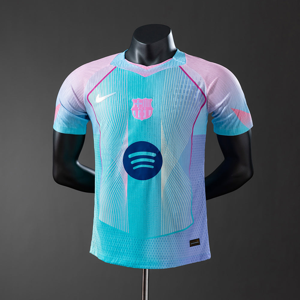 Player Version Barcelona Jersey 25/26 Blue Special Kit Player Version
