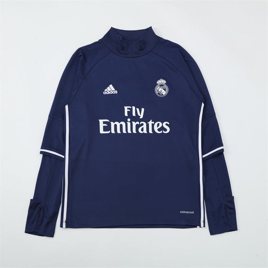 Retro Real Madrid Training Tracksuits 2016-17 Football Kit Soccer Jersey