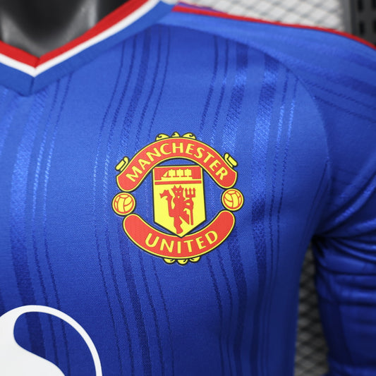 Manchester United 26-27 Long Sleeve Player Version Away Jersey