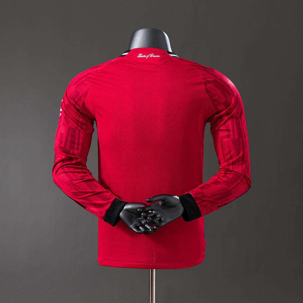Player Version Manchester United Jersey 25/26 Home Football Kit Long Sleeves Player Version