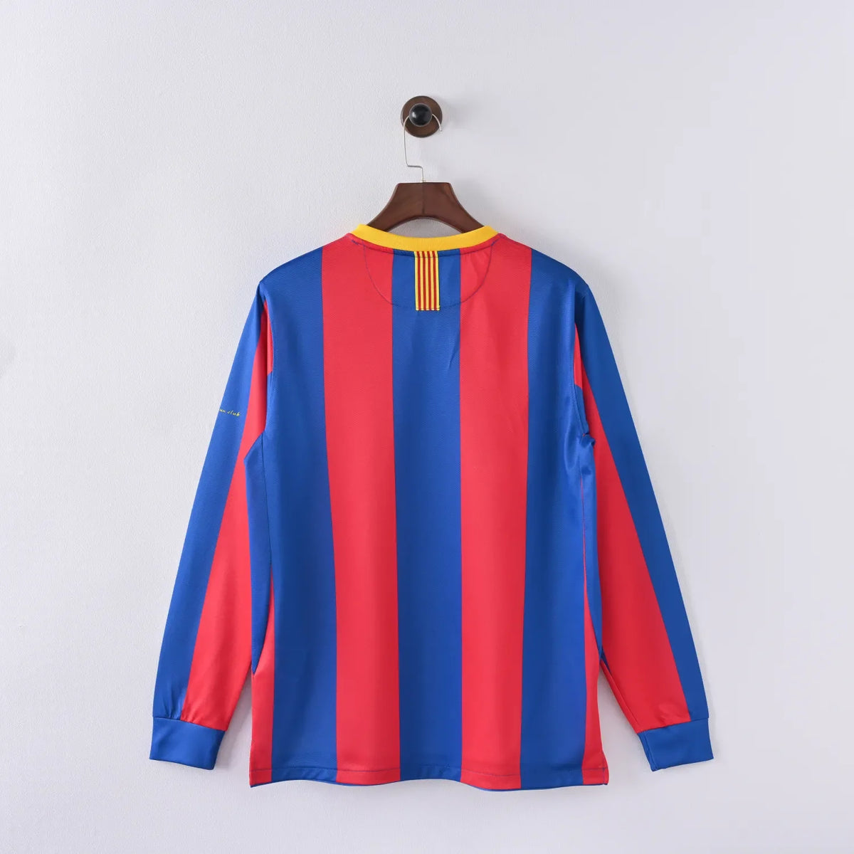 Retro Barcelona Jersey 2010-11 Home Long Sleeves Football Kits Soccer Shirt