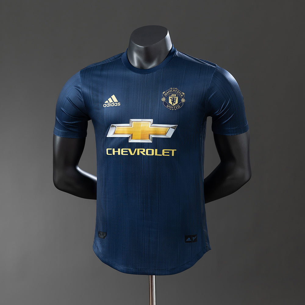 Player Version Manchester United Jersey 2018-19 Third Retro Football Kit Player Version