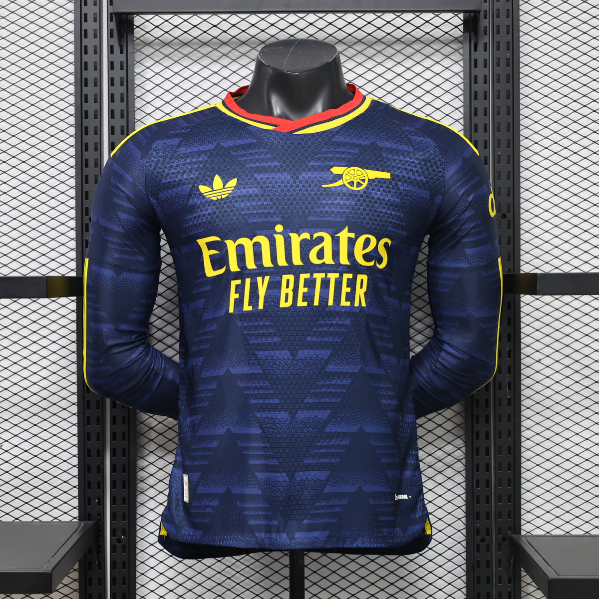 Arsenal 26-27 Long Sleeve Player Version Away Jersey
