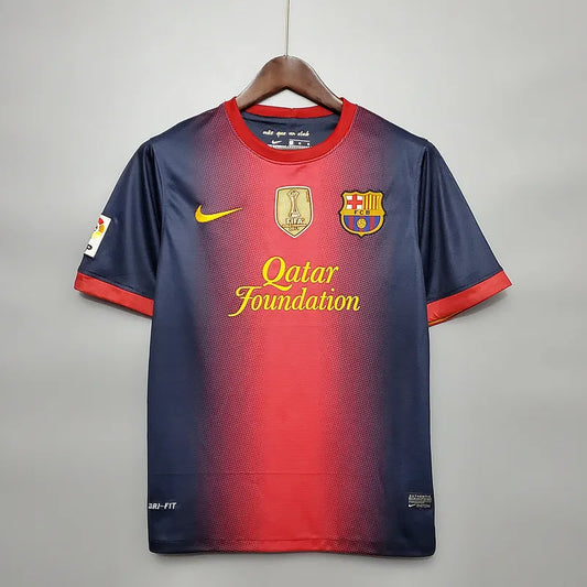 Barcelona Retro Jersey 2012/13 Home Football Jersey Soccer Shirt