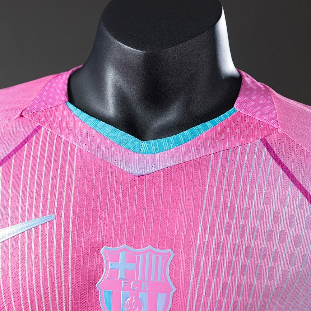 Player Version Barcelona Jersey 25/26 Pink Special Kit Player Version