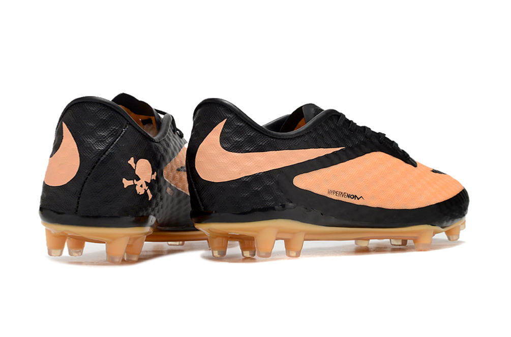 Nike Hypervenom Phantom Elite Cleats Orange and Black #4