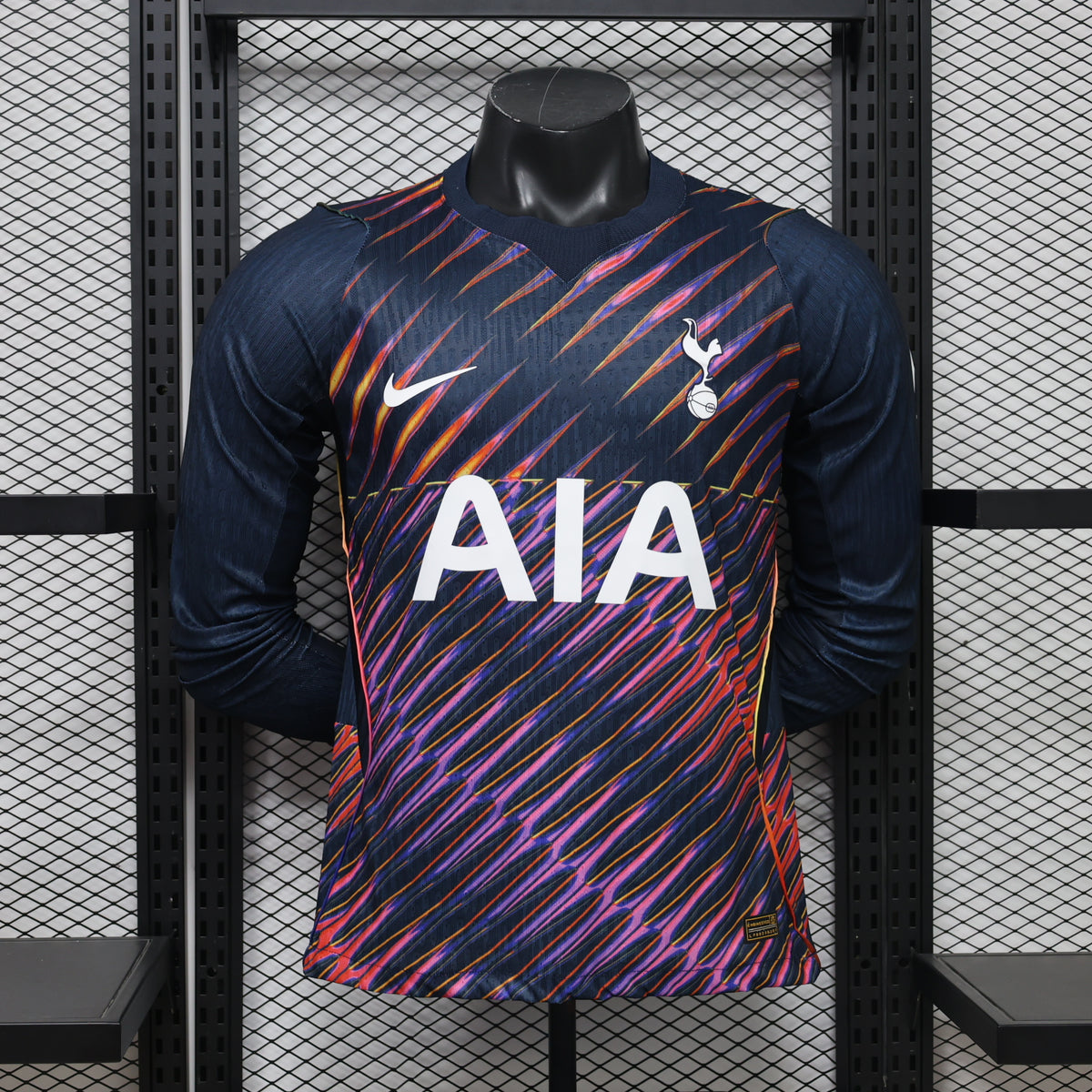 Tottenham Hotspurs 26-27 Long Sleeve Player Version Away Jersey