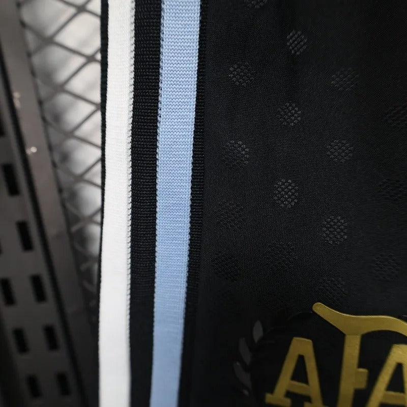 Player Version Argentina Shorts 2025 Black Football Kit Soccer Shorts