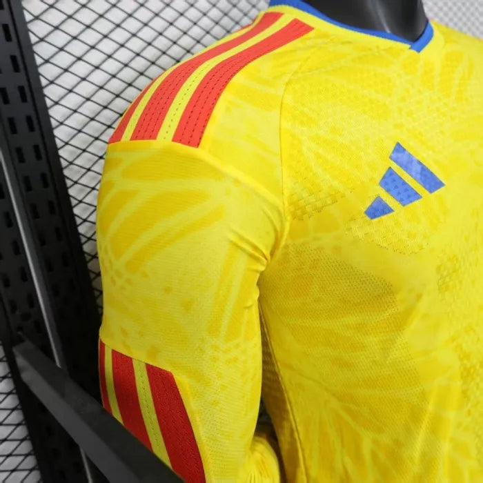 Player Version Colombia Jersey 2026 World Cup Football Kit Player Version Long Sleeves