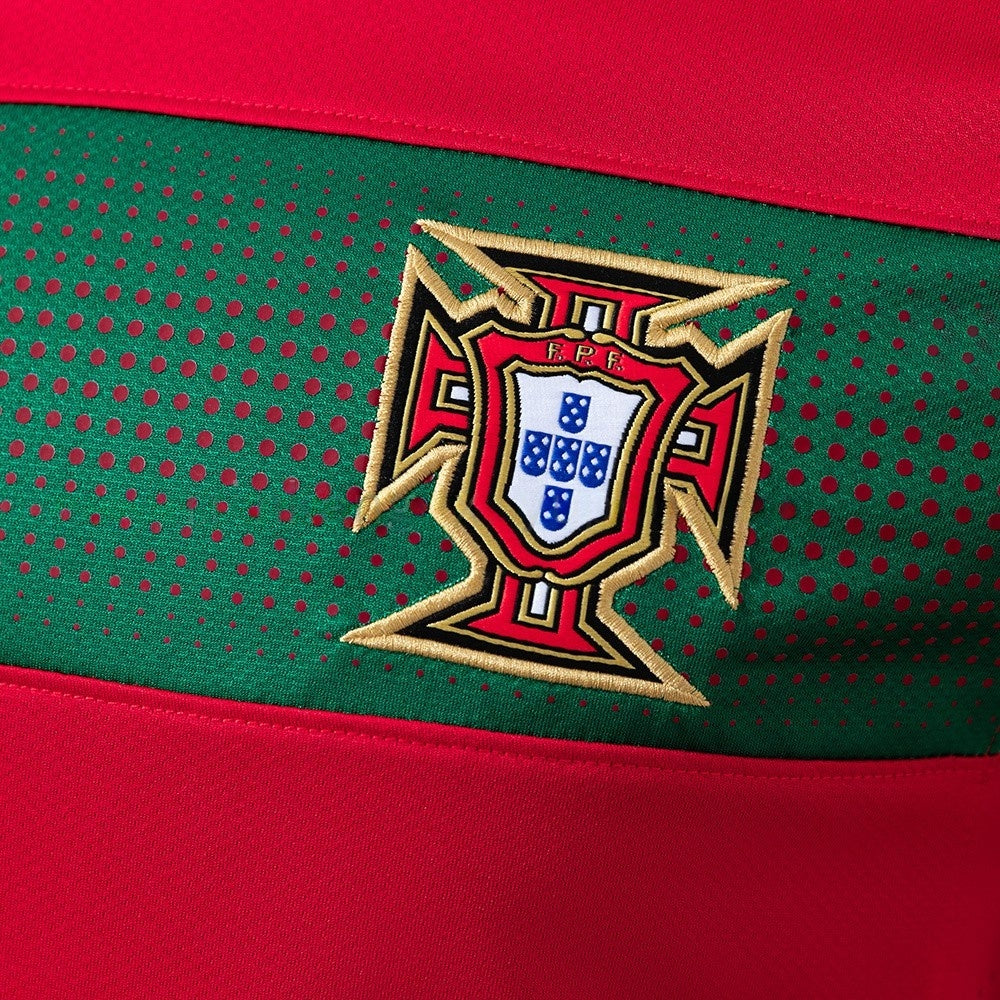 Player Version Portugal Jersey 2010 Home Retro Football Kit Player Version