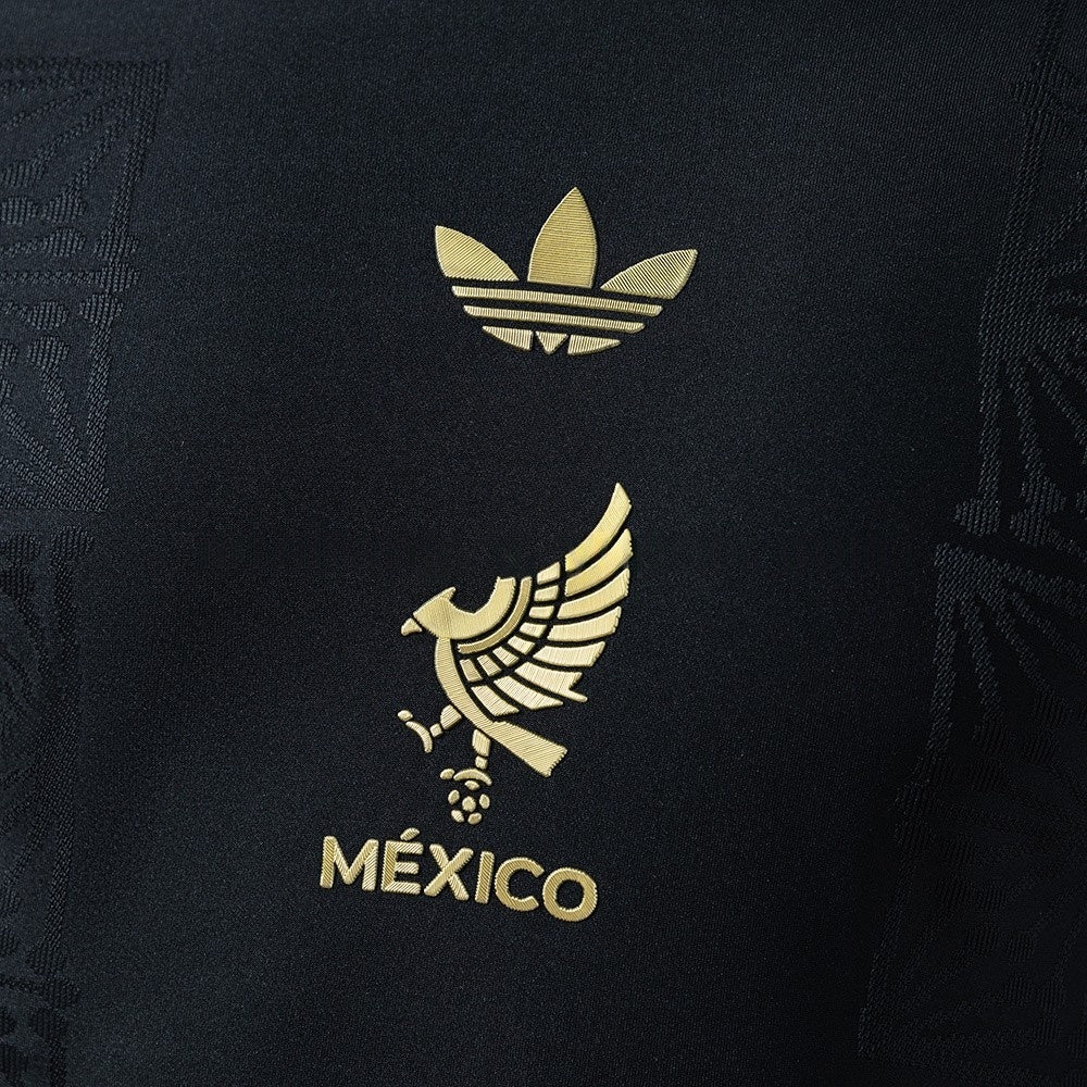 Player Version Mexico Jersey 25/26 Black Kit Player Version Long Sleeves