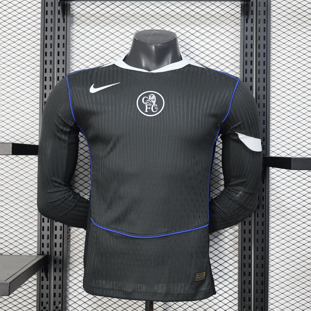 Player Version Chelsea Jersey 25/26 Third Football Kit Player Version Long Sleeves