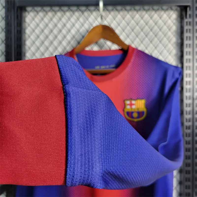 Barcelona Jersey Home Kit 2012 2013 Retro Long Sleeves