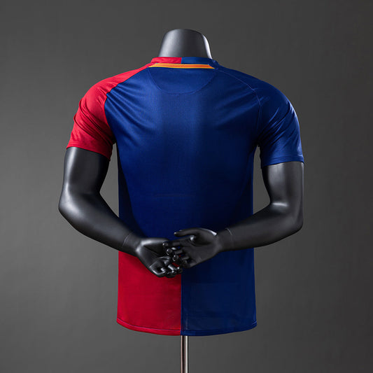 Player Version Barcelona Jersey 2008-09 Home Retro Kit Player Version