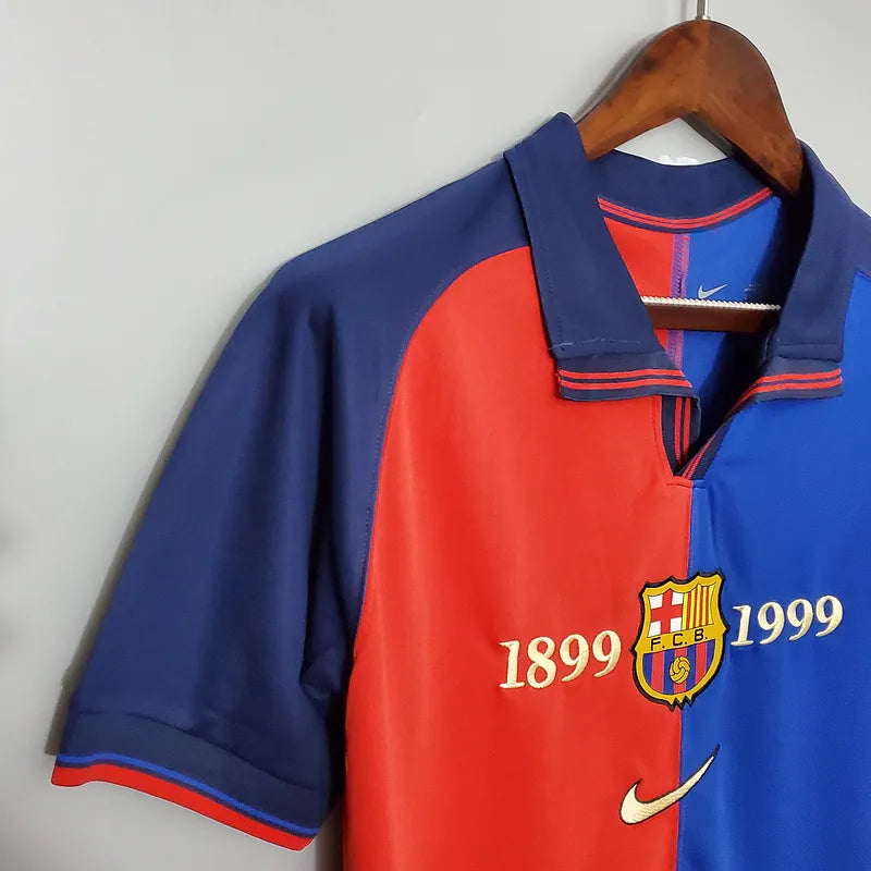 Barcelona Jersey Home Kit 1999 Retro