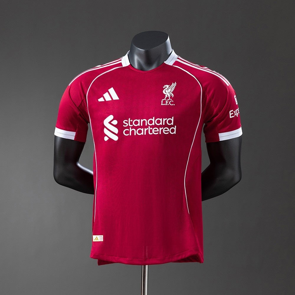 Player Version Liverpool Jersey 25/26 Home Football Kit Player Version