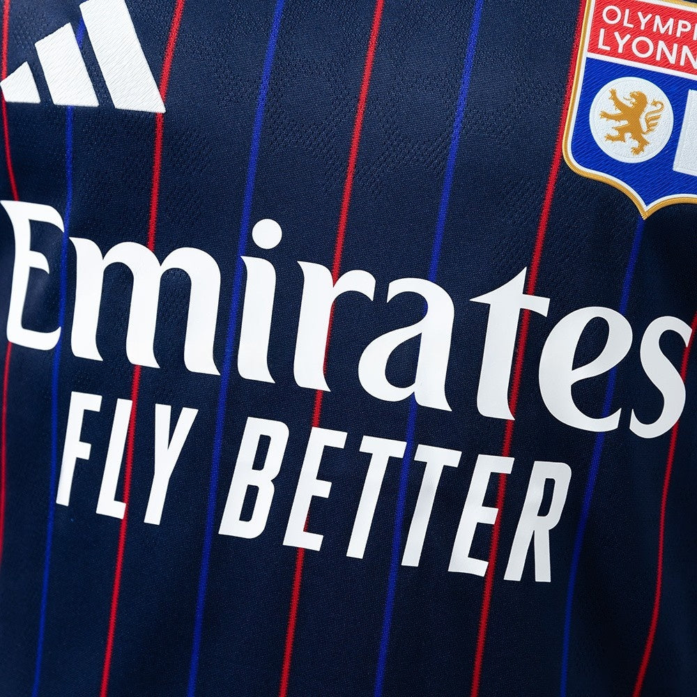 Player Version Olympique Lyonnais Jersey 25/26 Away Football Kit Player Version