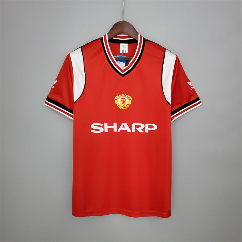Manchester United Jersey Home Kit 1985/86 Retro Football Team Soccer Shirt
