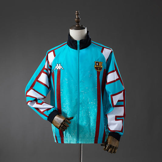 Barcelona Windbreaker 2025/26 Retro 9 Football Soccer Jacket