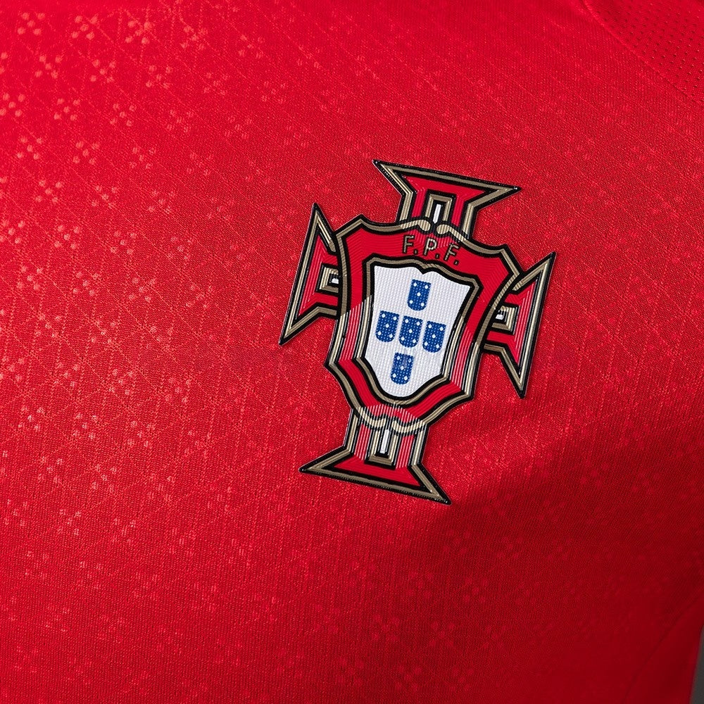 Player Version Portugal Jersey 2025/26 Home Football Kit Long Sleeves Player Version