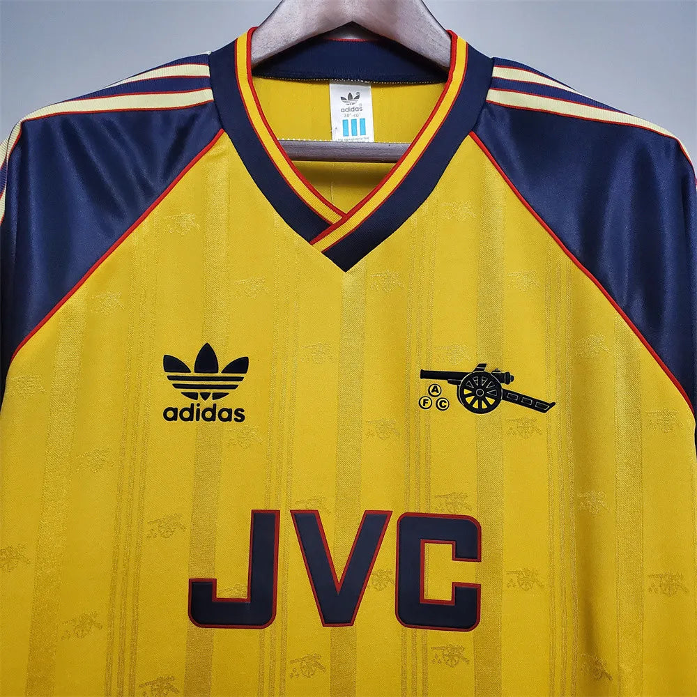 Arsenal Jersey Away Kit 1989/90 Retro