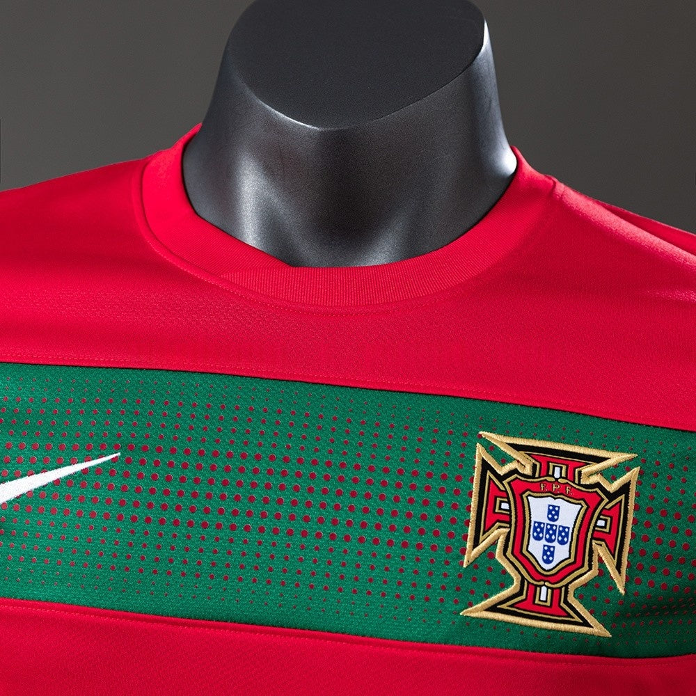 Player Version Portugal Jersey 2010 Home Retro Football Kit Player Version