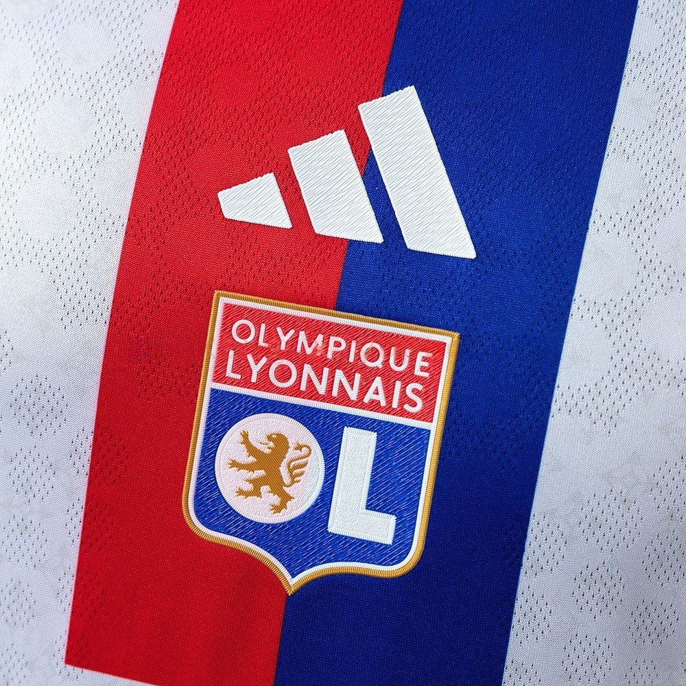 Player Version Olympique Lyonnais Jersey 25/26 Home Football Kit Player Version