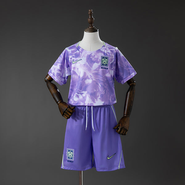 Kids South Korea Away Jersey 2026 World Cup Football Kit Soccer Shirt