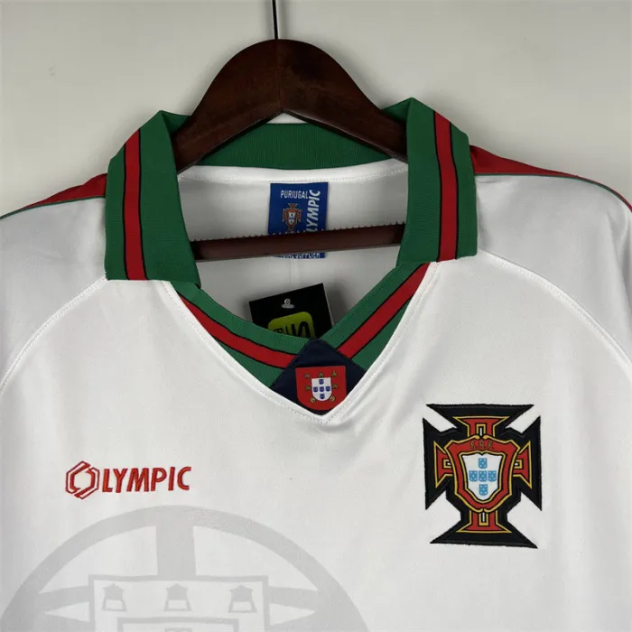 Portugal Jersey Away Kit 1996 Retro Football Team Soccer Shirt