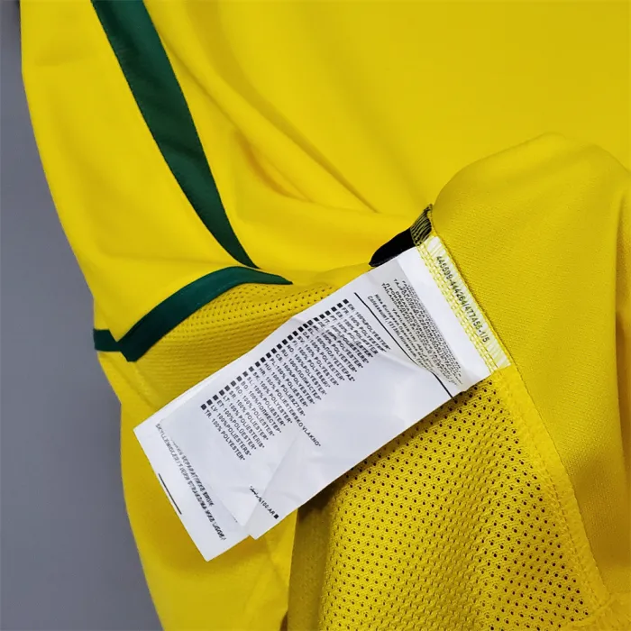 Brazil Jersey Home Kit 2002 Retro