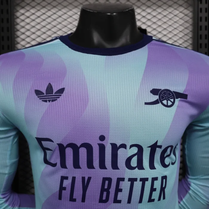Player Version Arsenal Third Kit 24/25 Football Jersey Long Sleeves