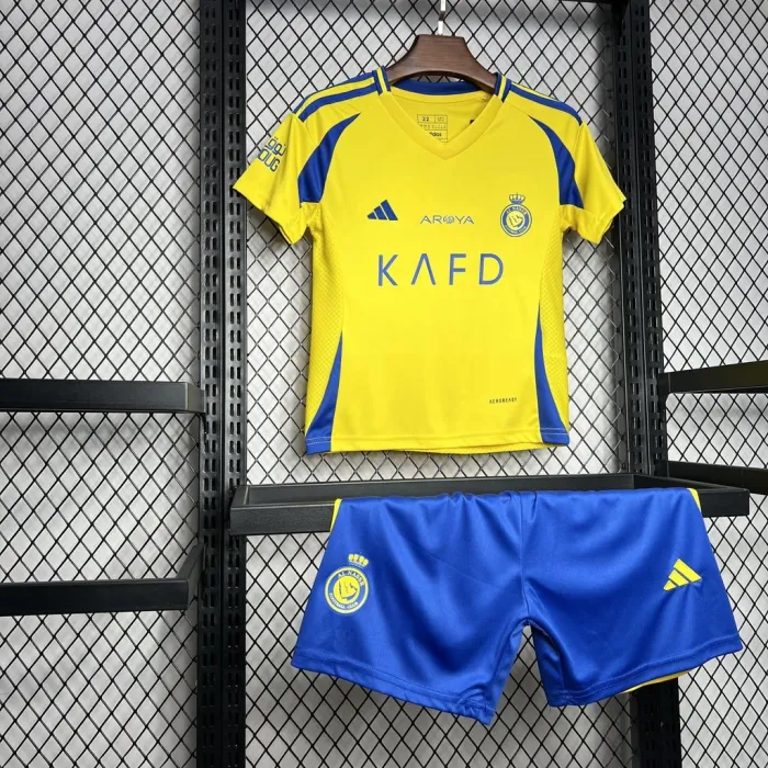 Kids Al-nassr Home Jersey 24/25 Football Kit