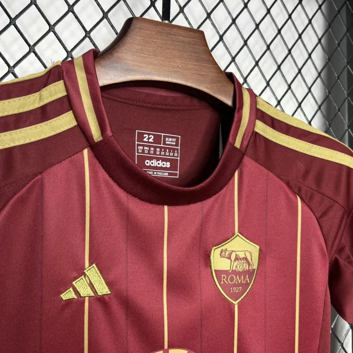 Kids AS Roma Home Jersey 24/25 Football Kit