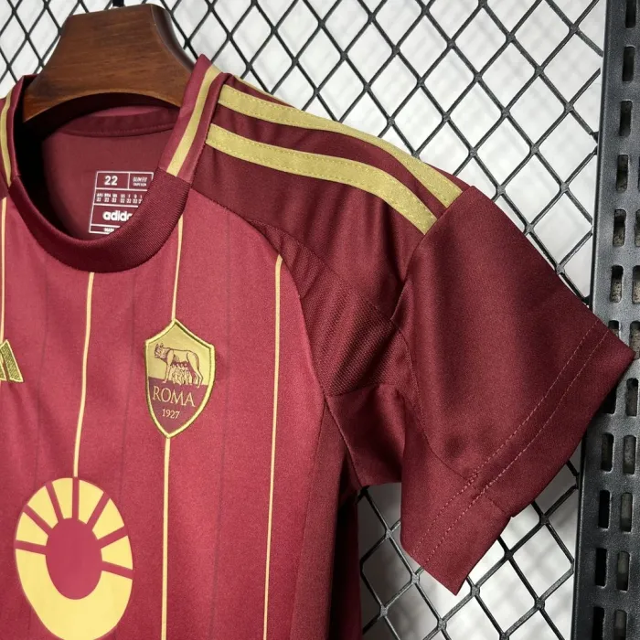 Kids AS Roma Home Jersey 24/25 Football Kit