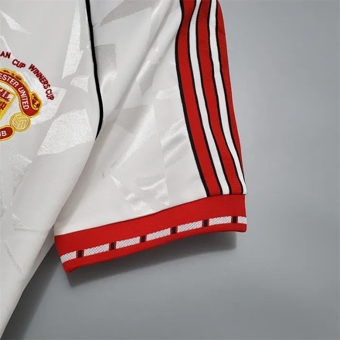 Manchester United Jersey Away Kit 1991 Retro Football Team Soccer Shirt