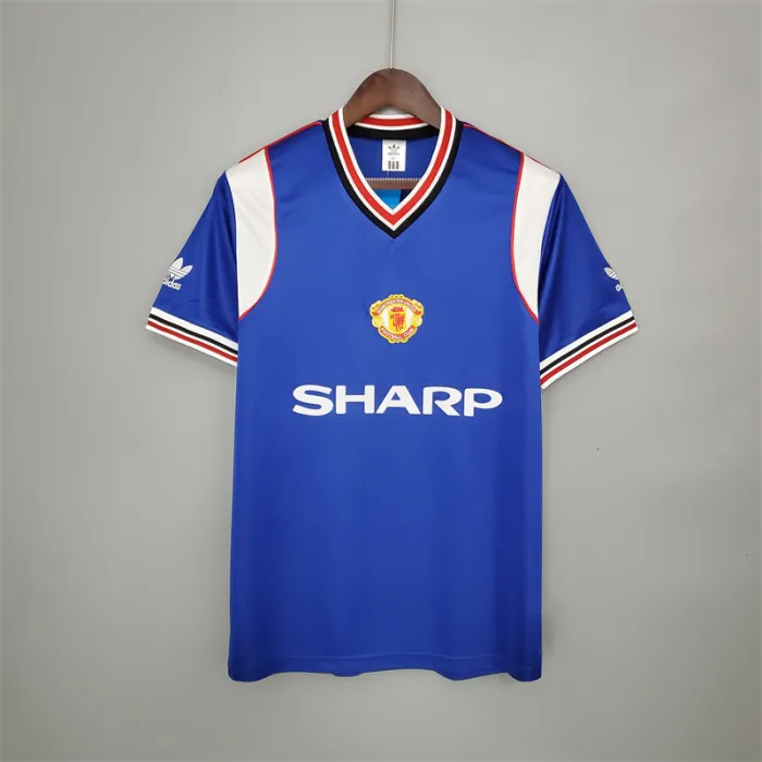 Manchester United Jersey Third Kit 1985/86 Retro Football Team Soccer Shirt