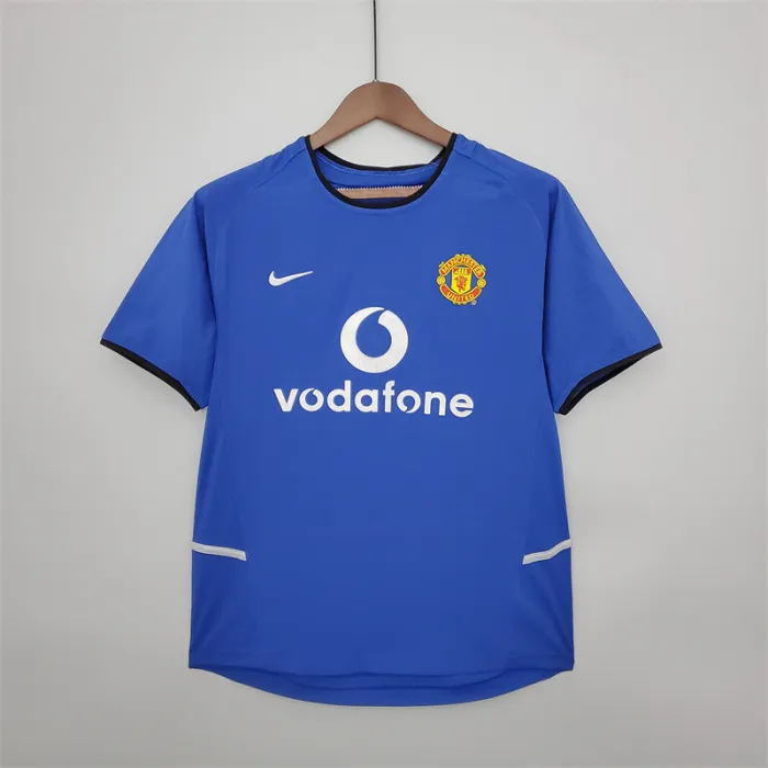 Manchester United Jersey Third Kit 2002/04 Retro Football Team Soccer Shirt