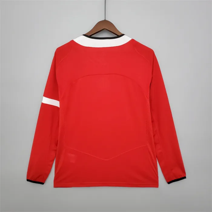 Manchester United Jersey Home Kit 2004/06 Retro Long Sleeves Football Team Soccer Shirt