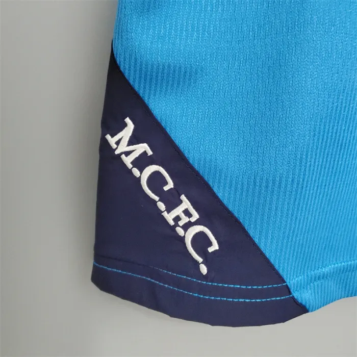 Manchester City Jersey Home Kit 1999/01 Retro Football Team Soccer Shirt