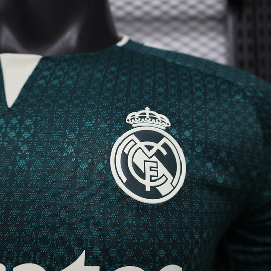 Real Madrid 26-27 Long Sleeve Player Version Away Jersey