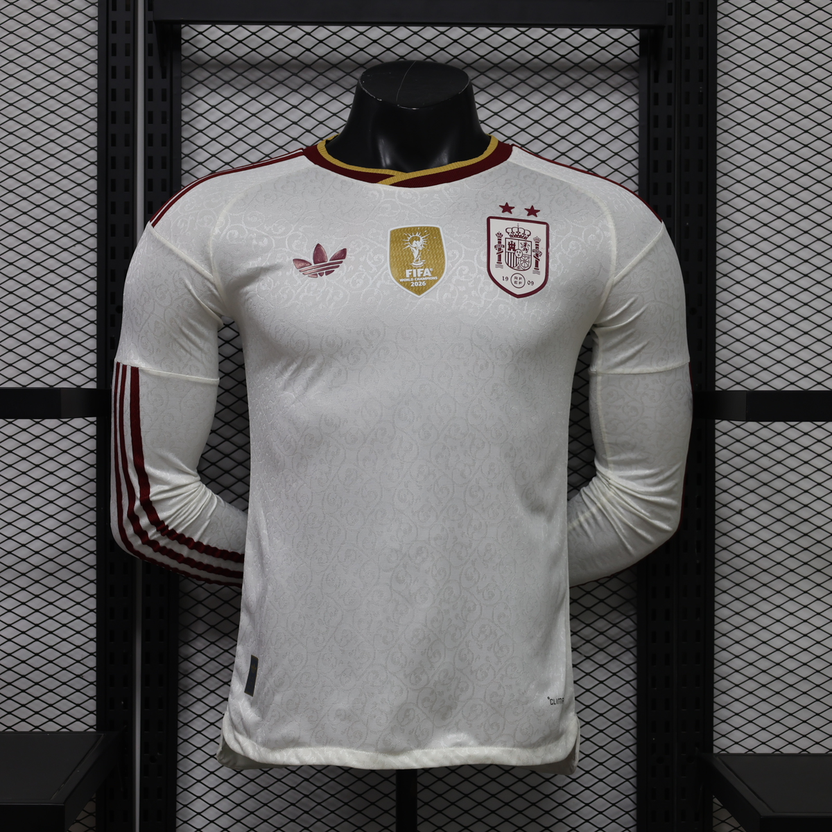 Spain World Cup Long Sleeve Player Version Jersey