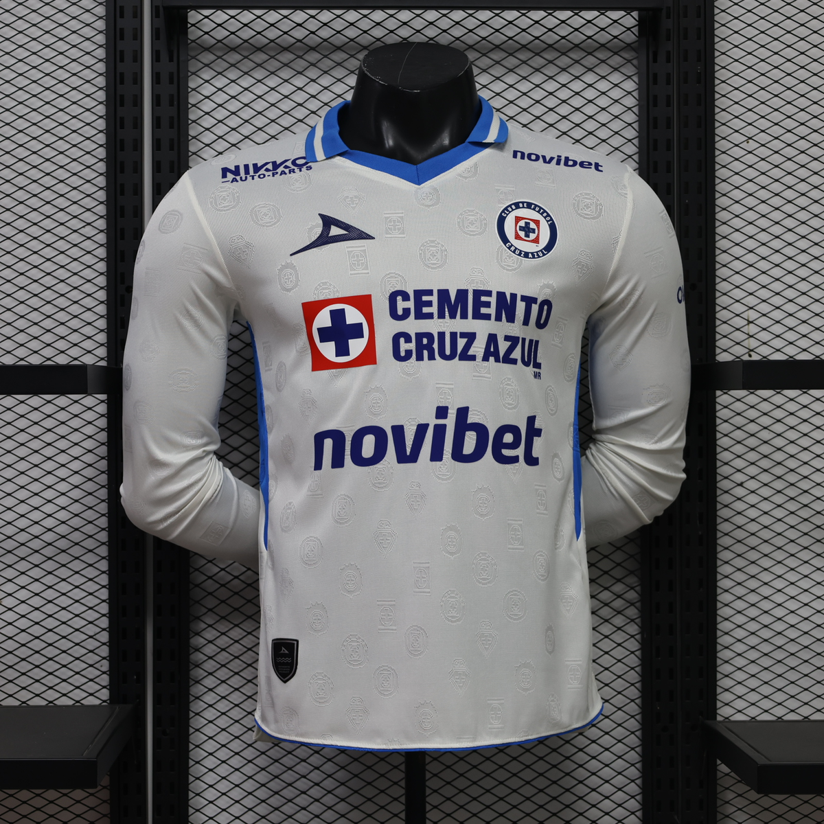 Cruz Azul 26-27 Long Sleeve Player Version Away Jersey