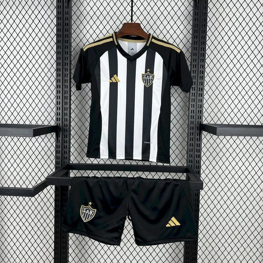 Kids Atletico Mineiro Jersey 25/26 Home Football Kit Soccer Jersey