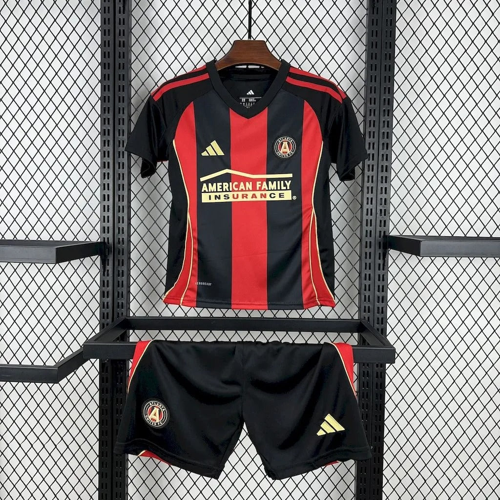 Kids Atlanta United Jersey 25/26 Home Football Kit Soccer Jersey